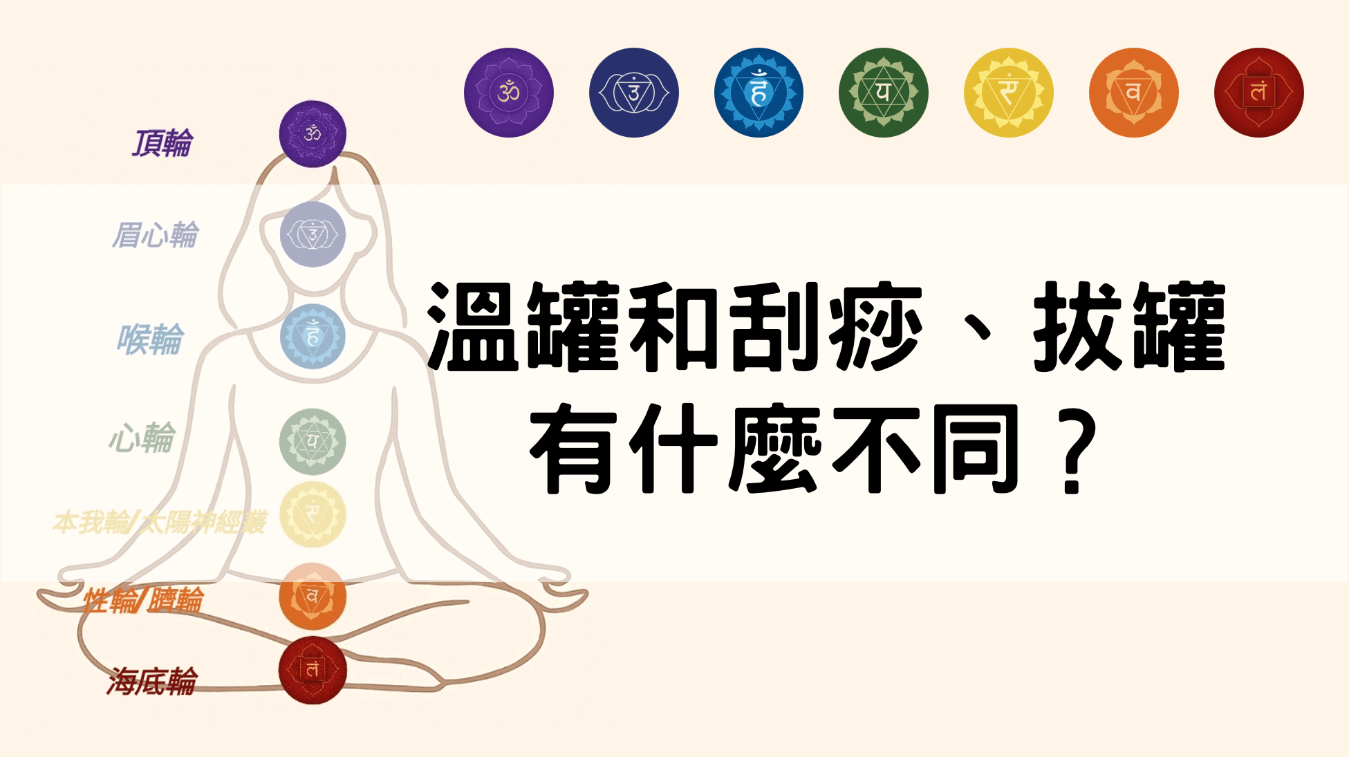 溫罐和刮痧、拔罐有什麼不同