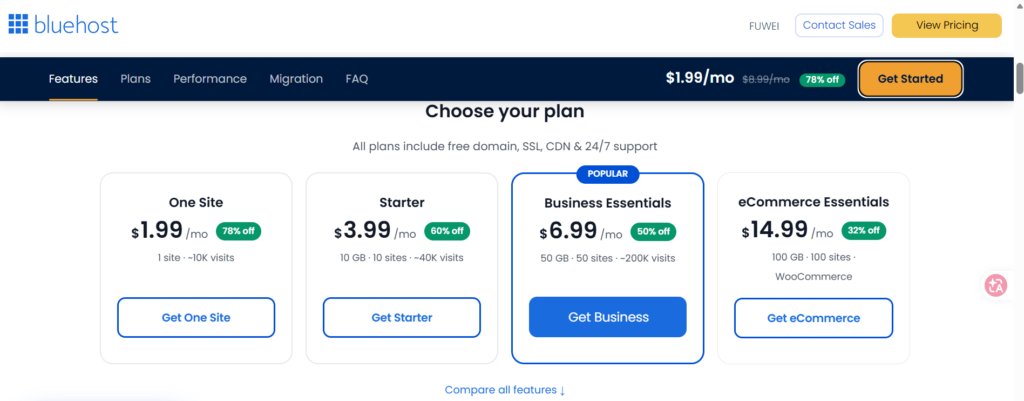 bluehost